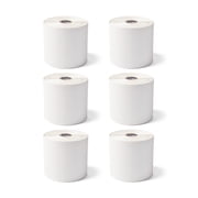 Zebra 4 x 2 in Thermal Transfer Paper Labels Z-Perform 2000T Permanent Adhesive Shipping Labels - 1 in Core - 6 Rolls