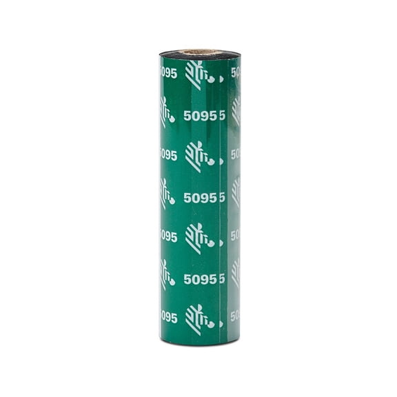 Zebra 5095 Thermal Transfer Resin Ribbon, 2.50" x 244', 0.5" Core, 12 Ribbons