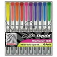 thumbnail image 1 of Zebra 71111 Zazzle Liquid Ink Highlighter, Chisel Tip, Asst Colors, 10/Set, 1 of 2