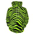 thumbnail image 1 of Zebra Animal Pattern Men's Women Vintage 3D Hooded Sweatshirt - All-Season Loose Fit Streetwear, 1 of 6