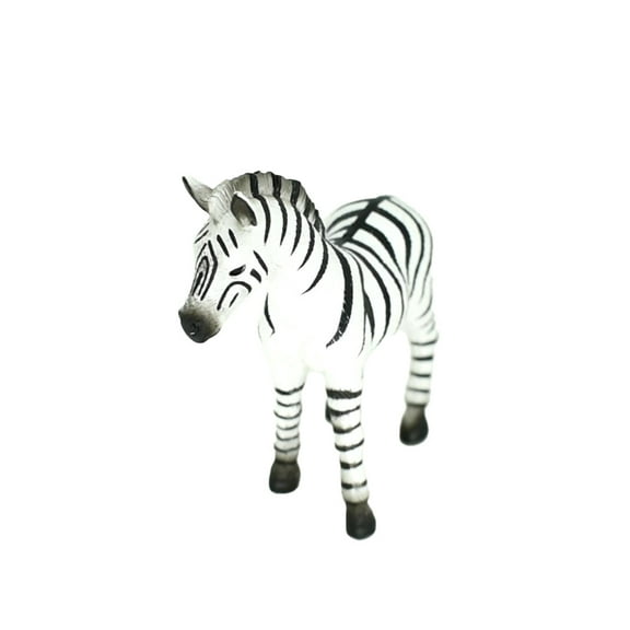 Zebra, Baby, Foal, Museum Quality Plastic Animal Toy, Educational, Realistic Hand Painted Figure, Lifelike Model, Figurine, Replica, Gift, 2.5" M102 B607