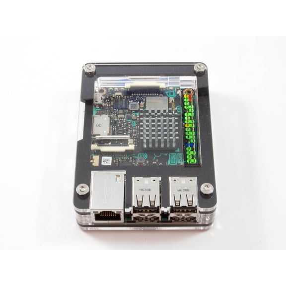 Zebra Black Ice Case for the ASUS Tinker Board by C4Labs