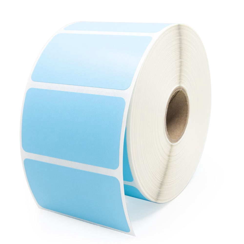 Zebra Blue Barcode Labels 2.25
