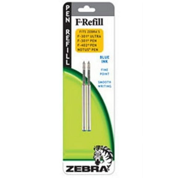 Zebra  Blue Ink Fine 2 Pack Refill