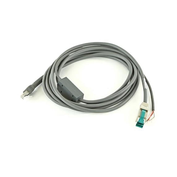 Zebra CBA-U27-S09EAR 9 ft. Shielded USB Straight Cable with EAS Power Plus Connection