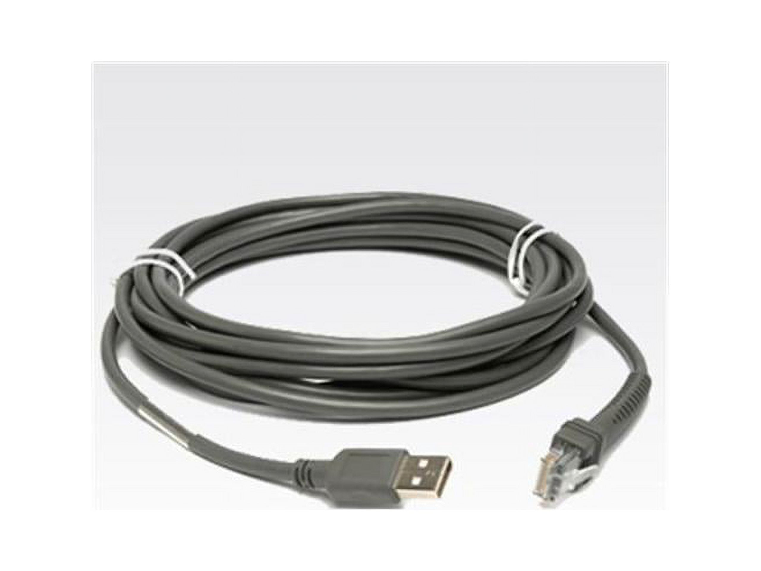 Zebra CBAU47S15ZAR Shielded USB Cable Series A Connector, Straight