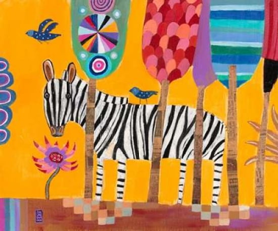 Zebra Canvas Art - Nathaniel Mather (20 x 24)