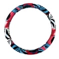 thumbnail image 1 of Zebra Car Wheel Covers Steering Wheel Covers Steering Wheel Cover 14.5 Inch Printing PVC Leather Auto Accessories, 1 of 6