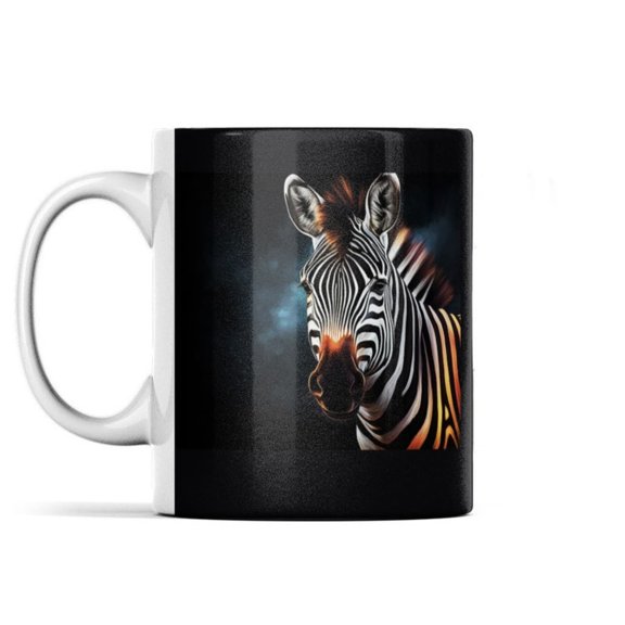 Zebra Ceramic Coffee Cup Zebra lover Gift Office Mug Cistmas Gift Coworker Gift Zebra Mug Stocking Stuffer Office Mug.