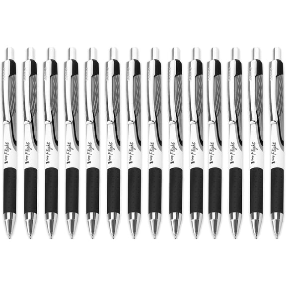 Zebra Classic Z-Grip Flight Ballpoint Pens - 1.2mm - Black Ink - Pack of 14
