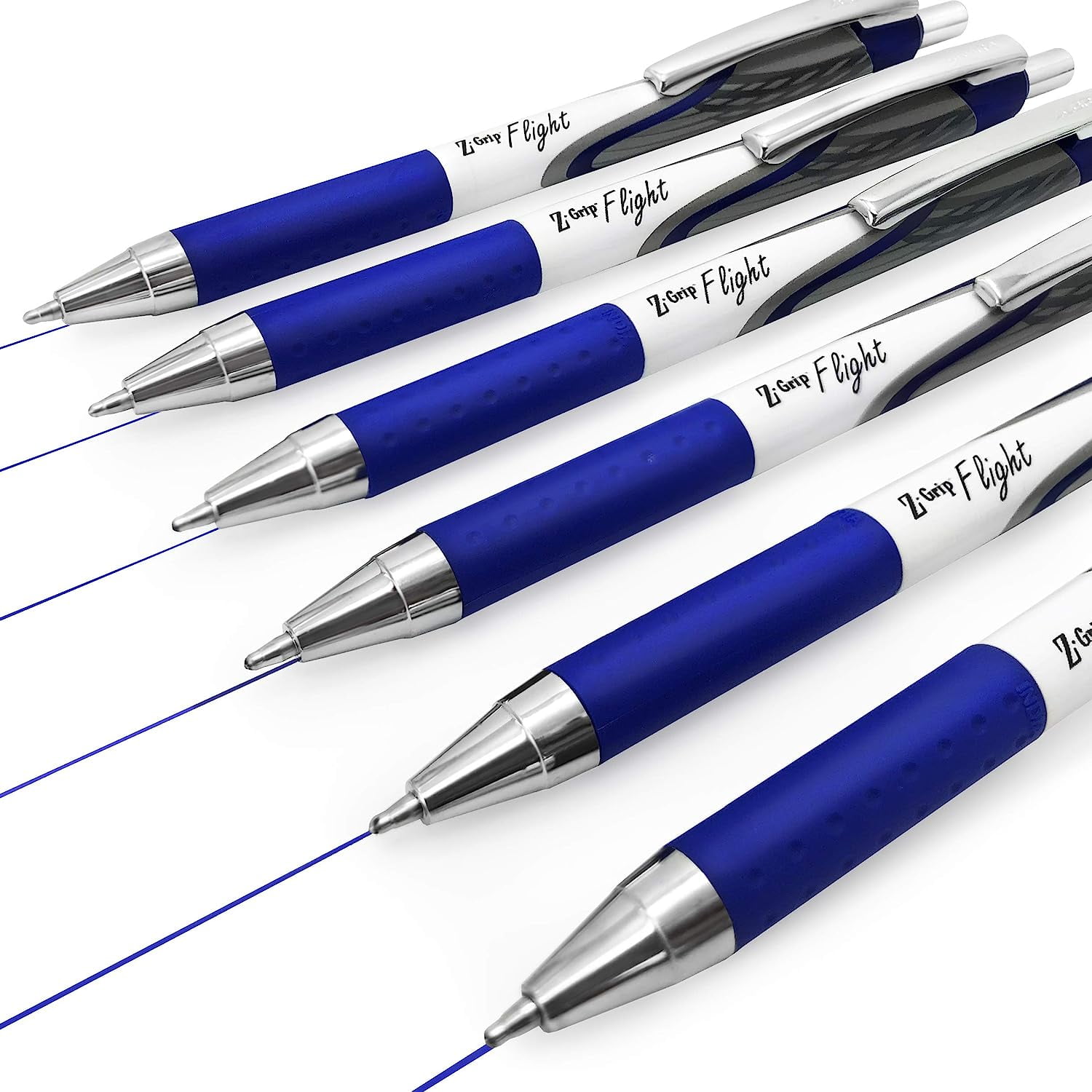 Zebra Z-Grip Flight Kugelschreiber – 18 Stück In Blau, 1,2 Mm Dick Für Smoothes Schreiben