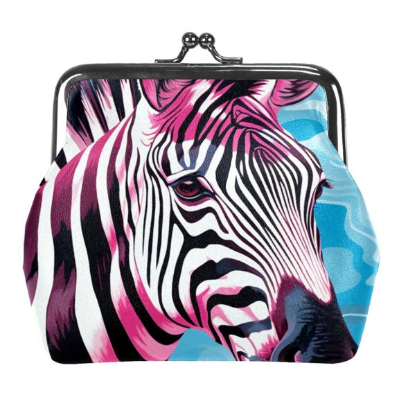 Zebra Coin Purses Mini Wallets Vintage Pouch Bags for Gift