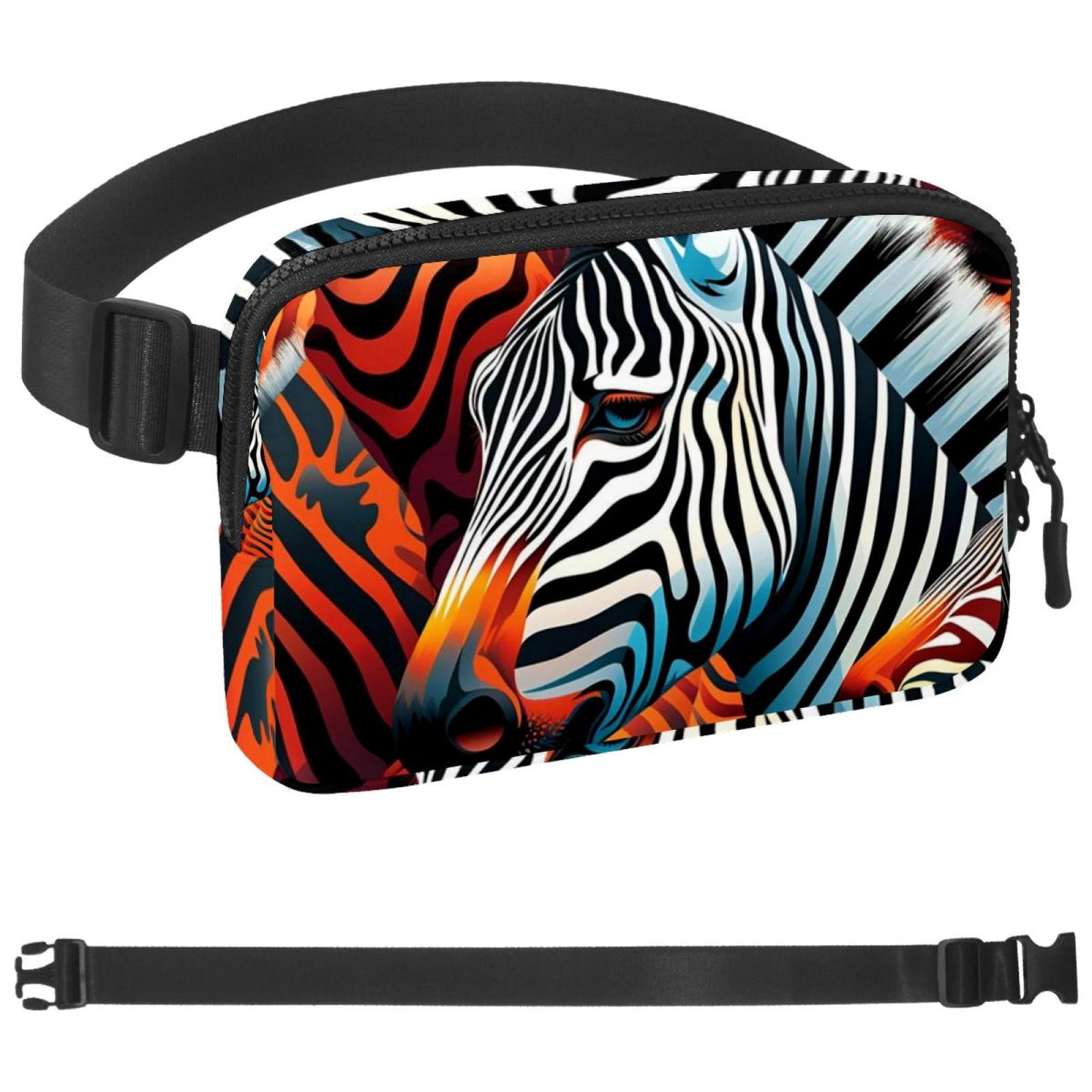 Space Cat Fashion Casual Fanny Pack Waist Bag Men Women Adjustable Belt Waist Bag For Travel Hiking Cycling Running Festival Carnival