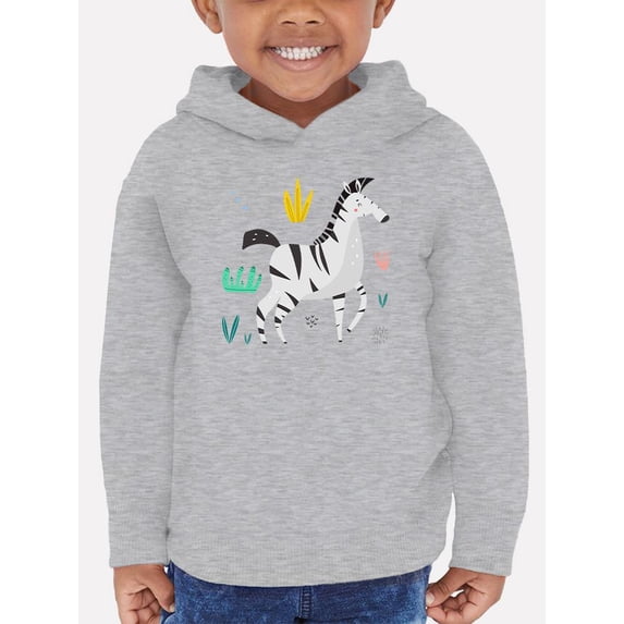 Zebra Doodle Safari Hoodie Toddler -Image by Shutterstock, 5 Toddler