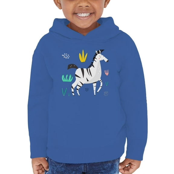 Zebra Doodle Safari Hoodie Toddler -Image by Shutterstock,  5 Toddler