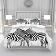 thumbnail image 1 of Zebra Duvet Cover Set,Bedding Set for Kids and Adult, Home Decor,Twin Size, 1 of 4