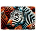 thumbnail image 1 of Zebra Elegant Polyester Indoor Rug, Non-Slip Chair Rug, Machine Washable Floor Rugs, 1 of 6