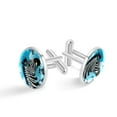 thumbnail image 1 of Zebra Elegant Suit Accessory: Stainless Steel Cufflink Set for Men's Formal Attire, Dress Shirts, and Special Occasions, 1 of 6