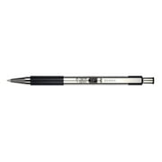 Zebra F-301 Retractable Ballpoint Pen, 1mm, Black