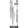 thumbnail image 1 of Zebra F-701 Ballpoint Stainless Steel Retractable Pen, Fine Point, 0.7mm, Black Ink 1 ea (Pack of 2), 1 of 7
