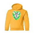 thumbnail image 1 of Zebra Face With Leaves Hoodie Juniors -Image by Shutterstock,  Large, 1 of 4