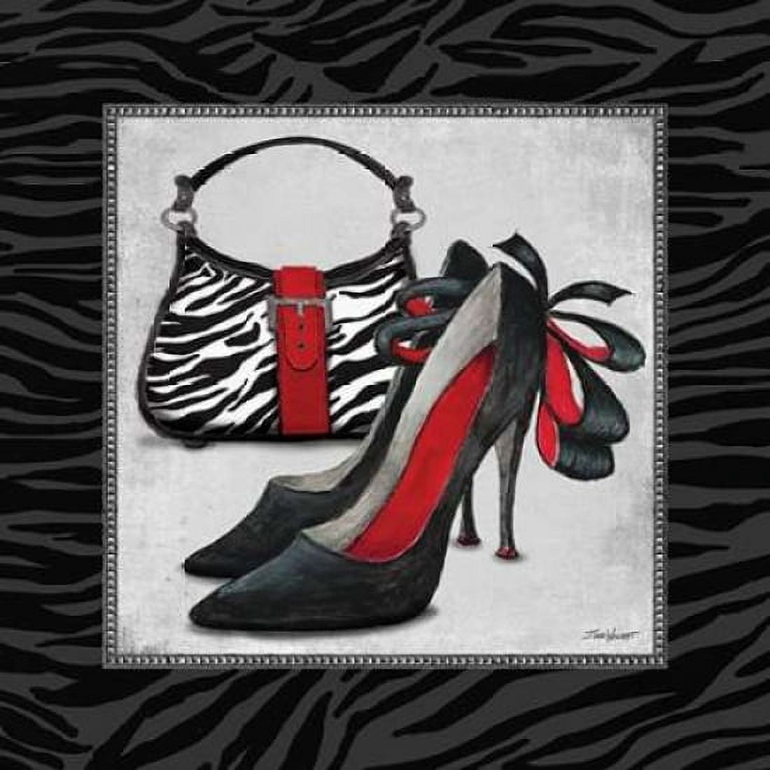 Zebra Fashion II Canvas Art - Todd Williams (24 x 24)