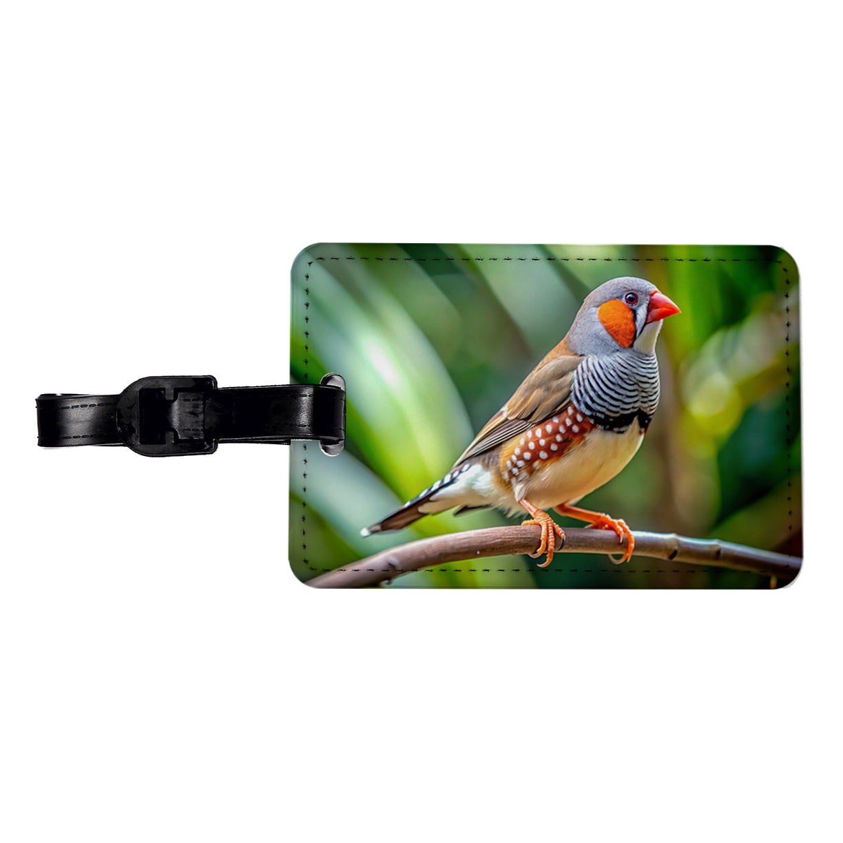 Blooza Blooza Zebra Finch Travel Luggage Tag - Thumbnail 2