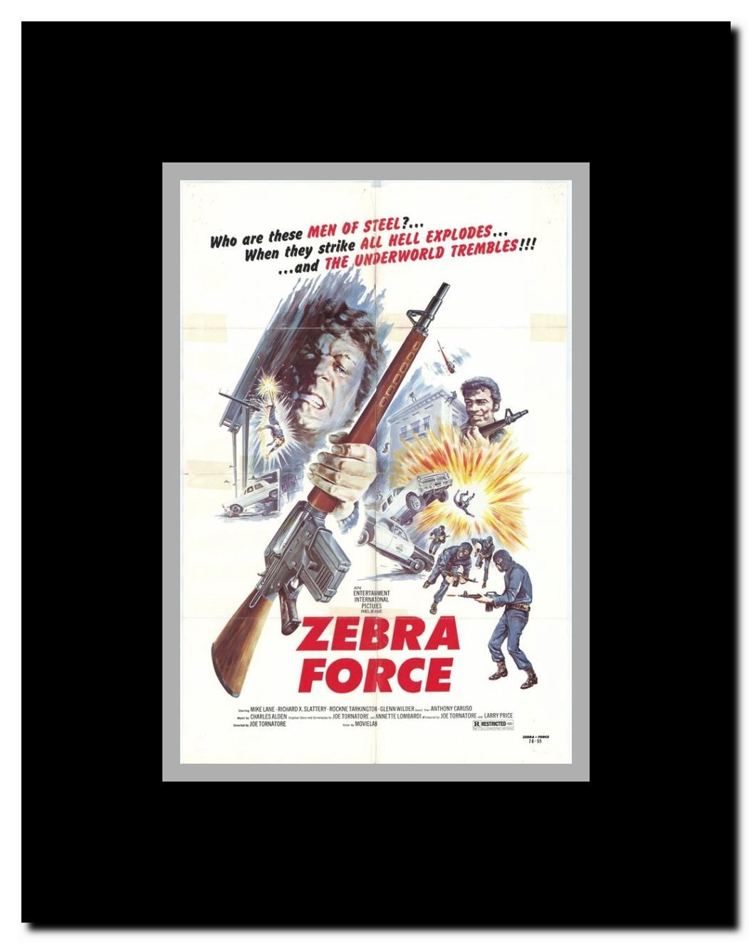 Zebra Force Framed Movie Poster