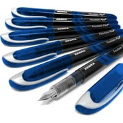Zebra Fuente - Disposable Fountain Pen - Blue Ink - Pack of 6