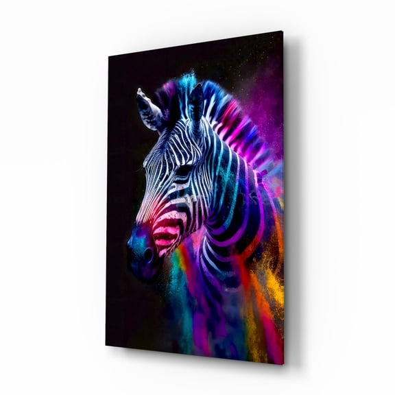 Zebra Glass Wall Art|| Designer's Collection