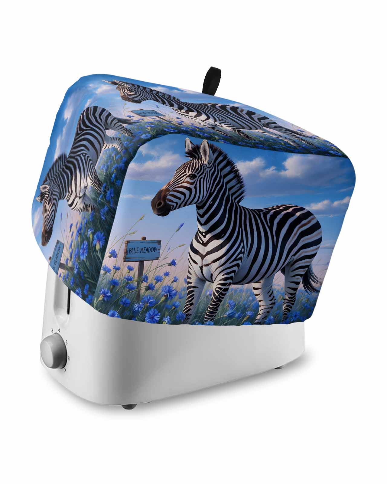 Zebra Toaster Zebra Grassland Toaster Cover 2 Slice, Small Kitchen Appliance Covers ...