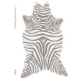 thumbnail image 1 of Zebra Grey Shaped Area Rug 8X10, 1 of 1