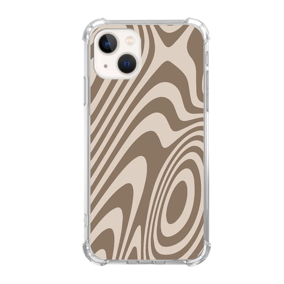 Zebra Grooves Case Compatible with iPhone 13,Unique Art Design TPU Bumper Cover Case