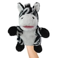 thumbnail image 1 of Zebra Hand Puppets Zebra Plush Puppets,9" Realistic Zebra Stuffed Animal Puppets for Kids Zebra Puppet for Adults with Movable Mouth, 1 of 9
