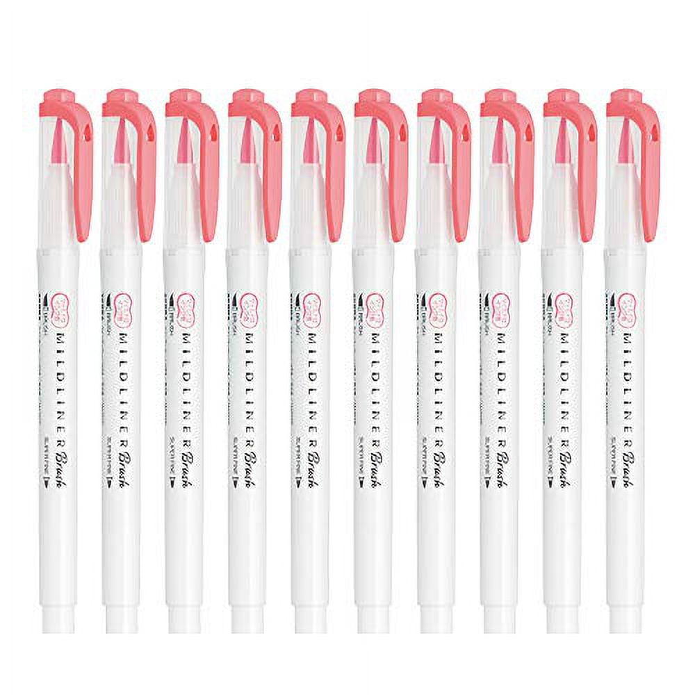 Zebra Highlighter Pen Mild Liner Blush Mild Coral Pink 10 BWFT8MCOP