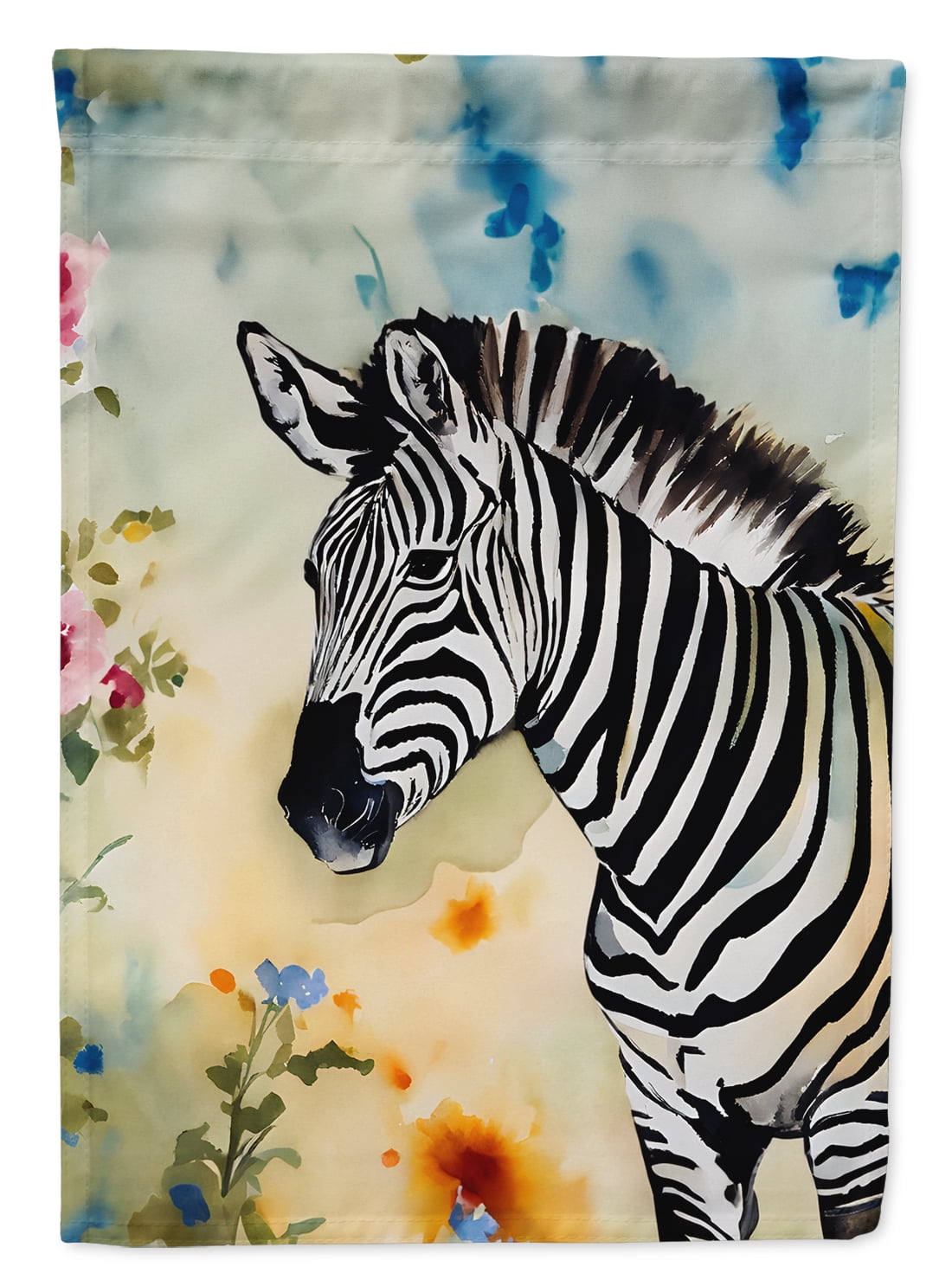 Zebra House Flag 28 in x 40 in
