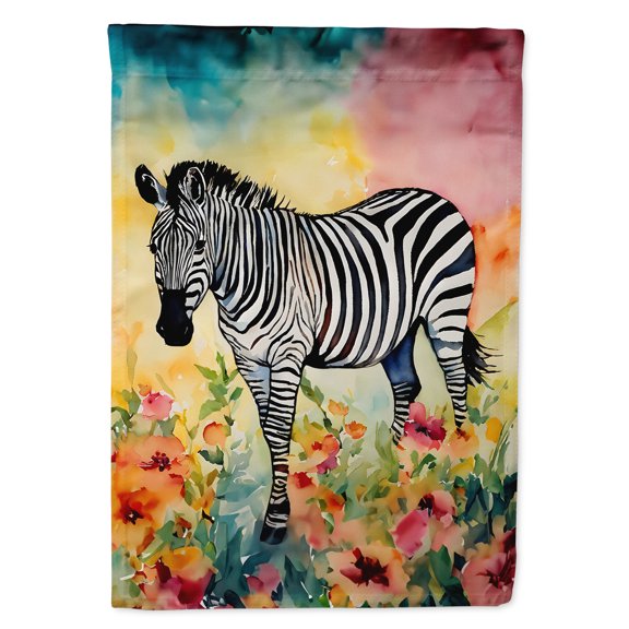 Zebra House Flag 28 in x 40 in