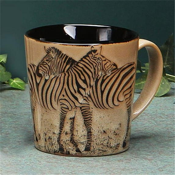 Zebra Hugging Mug - 16 oz.