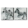 thumbnail image 1 of Zebra I - Premium Gallery Wrapped Canvas - Ready to Hang Set of 2 - 40 x 40 Each, 1 of 1