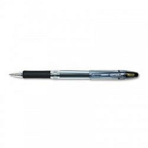 Zebra Jimnie Roller Ball Stick Gel Pen, Black Ink, Medium, 12/Pack, Case of 2 Packs