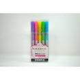 thumbnail image 1 of Zebra Pen Kirarich Glitter Highlighter, Chisel Tip, assorted colors, 5-pack, 1 of 5