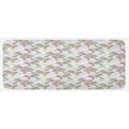thumbnail image 1 of Zebra Kitchen Mat, Pattern of Running Zebra Animals with Lively Colored Skin Design Safari Wildlife, Plush Decorative Kitchen Mat with Non Slip Backing, 47" X 19", Multicolor, by Ambesonne, 1 of 1
