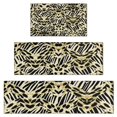 thumbnail image 1 of Zebra and Leopard Print Pattern Kitchen Rugs Sets Of 3,Kitchen Runner Rugs Non Skid Washable,Decorative Kitchen Floor Mats for Kitchen,Sink,Laundry,17"x30"+ 17"x47" + 17"x59", 1 of 6