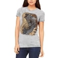 thumbnail image 1 of Zebra Lovers Juniors Soft T Shirt Soft Green Triblend X-LG, 1 of 1