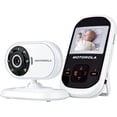 thumbnail image 1 of Zebra MBP18 1.8" Digital Wireless Video Baby Monitor, White, 1 of 2