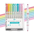 thumbnail image 1 of Zebra Pen Mildliner Double-Ended Creative Highlighter Set - Planner Collection, 1 of 10