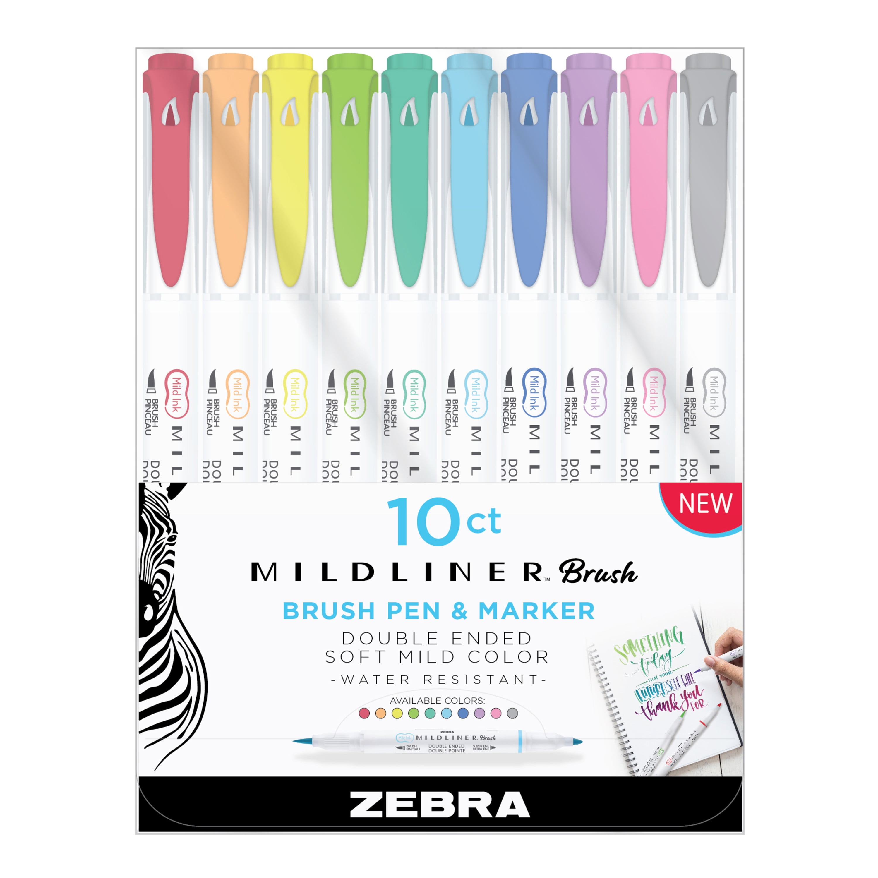 MILDLINER Dual-Tip Brush Pen – Zebra Pen