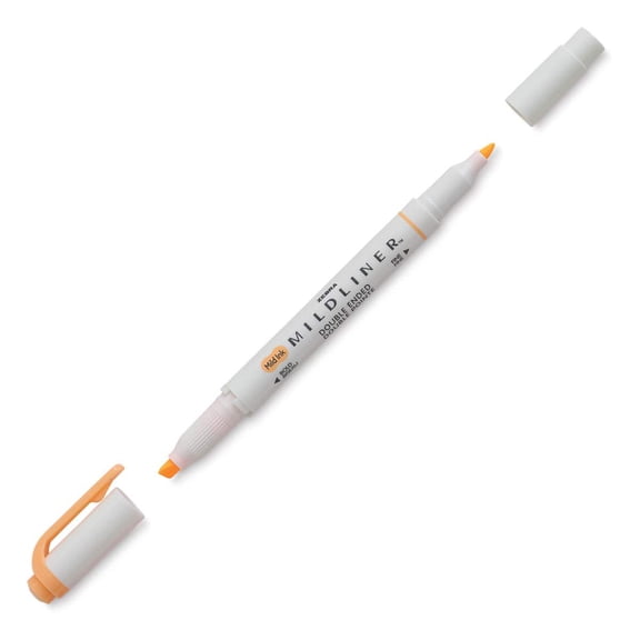 Zebra Mildliner Double Ended Creative Marker - Orange