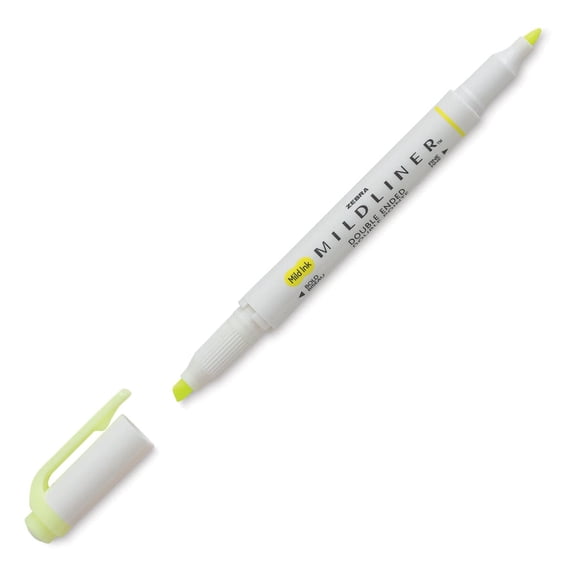 Zebra Mildliner Double Ended Creative Marker - Yellow
