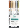 thumbnail image 1 of Zebra Pen Mildliner Double Ended Highlighter, Broad and Fine Point Tips, Assorted Neutral Vintage Ink Colors, 5-Pack, (78605), 1 of 10